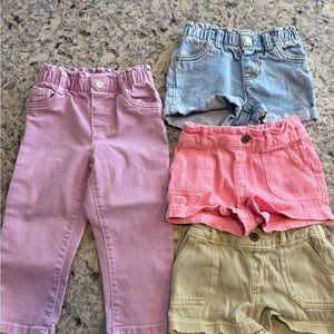 Toddler girls shorts and pants